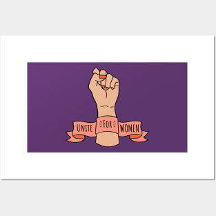 Unite For Women Fist Posters and Art